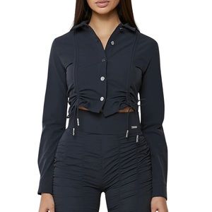 Maniere De Voir Ruched Top